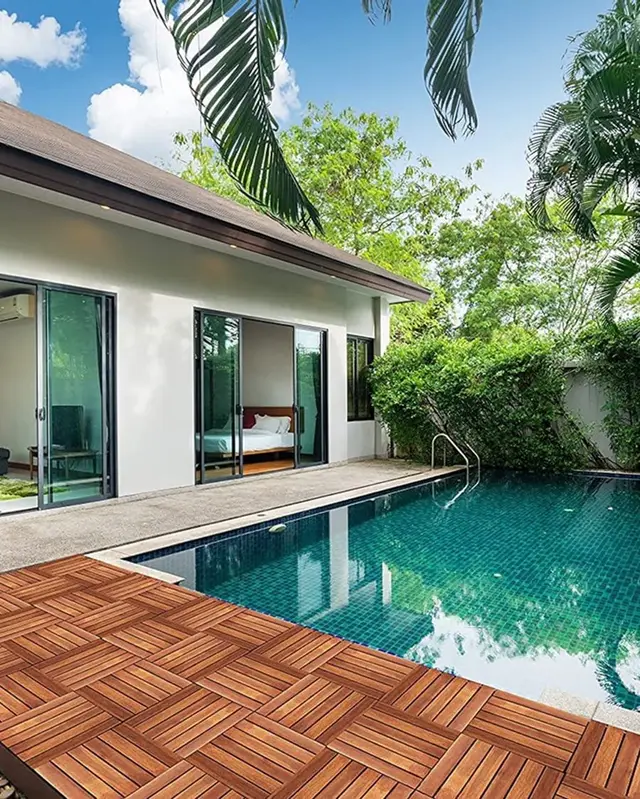 Acacia tiles in real environments