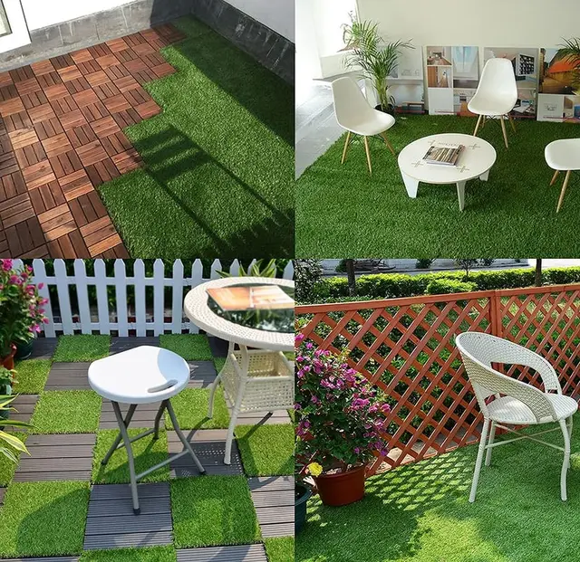 Realistic green surface