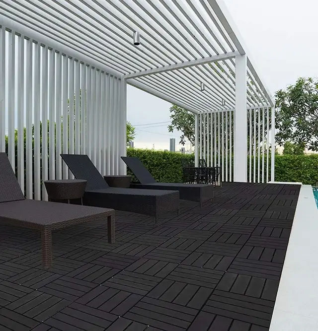 Polypropylene (PP) interlocking tiles